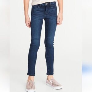 Old Navy Blue Extra High-Rise Stretch Fit Ballerina Skinny Jeans